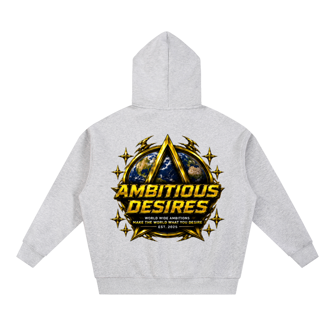 Worldwide Ambition Oversized Fleece Boxy Hoodie