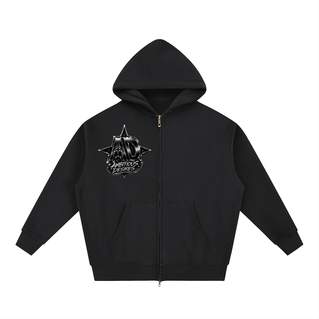 Worldwide Ambition Oversized Fleece Boxy Hoodie