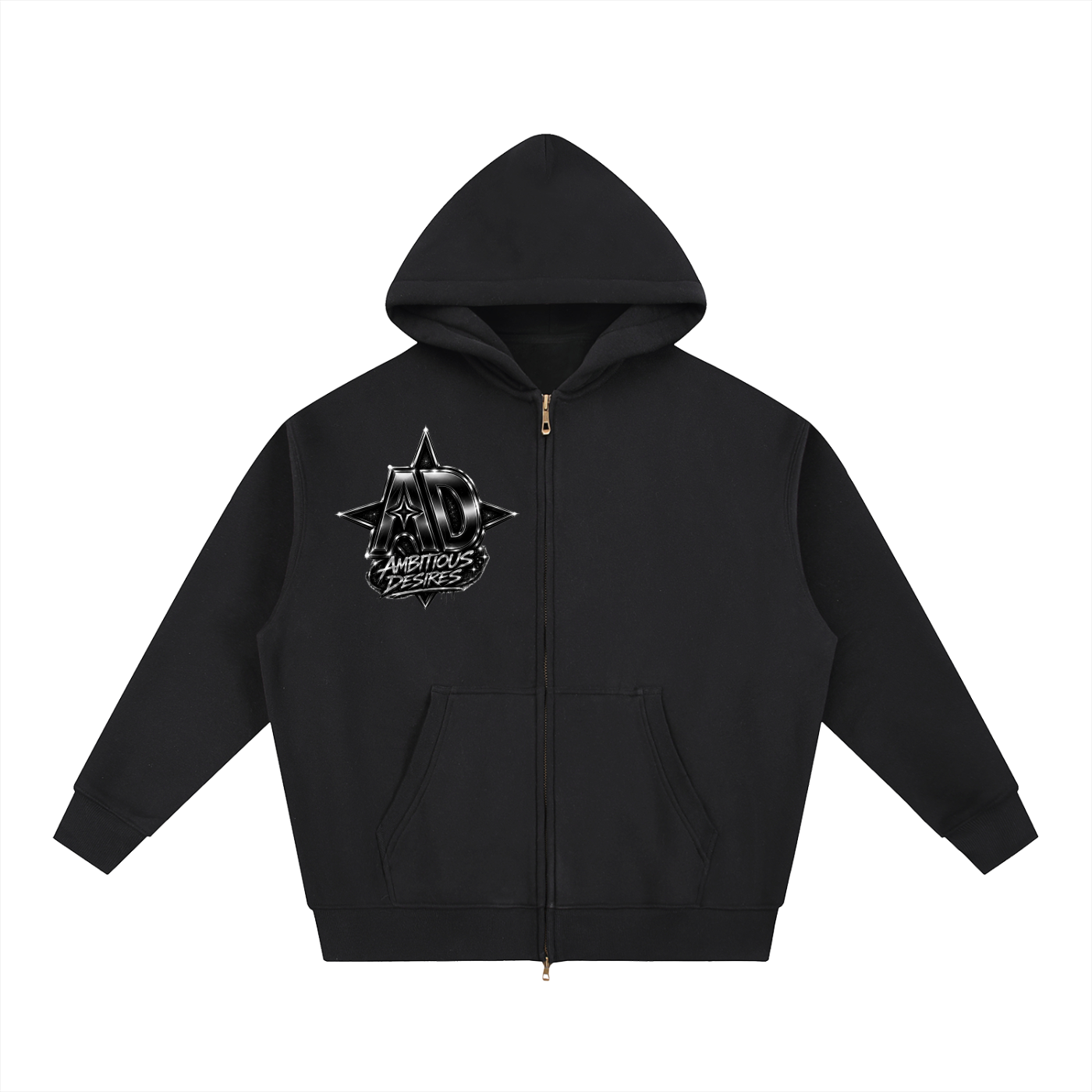 Worldwide Ambition Oversized Fleece Boxy Hoodie