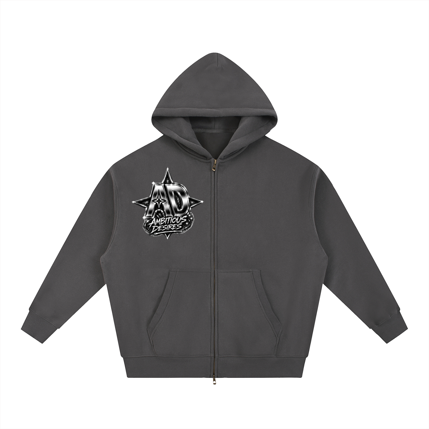 Worldwide Ambition Oversized Fleece Boxy Hoodie