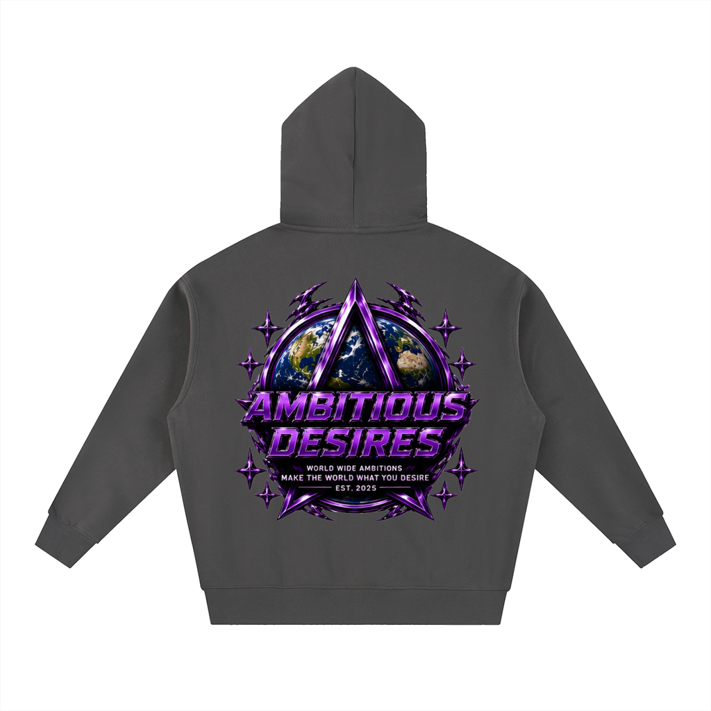 Worldwide Ambition Oversized Fleece Boxy Hoodie