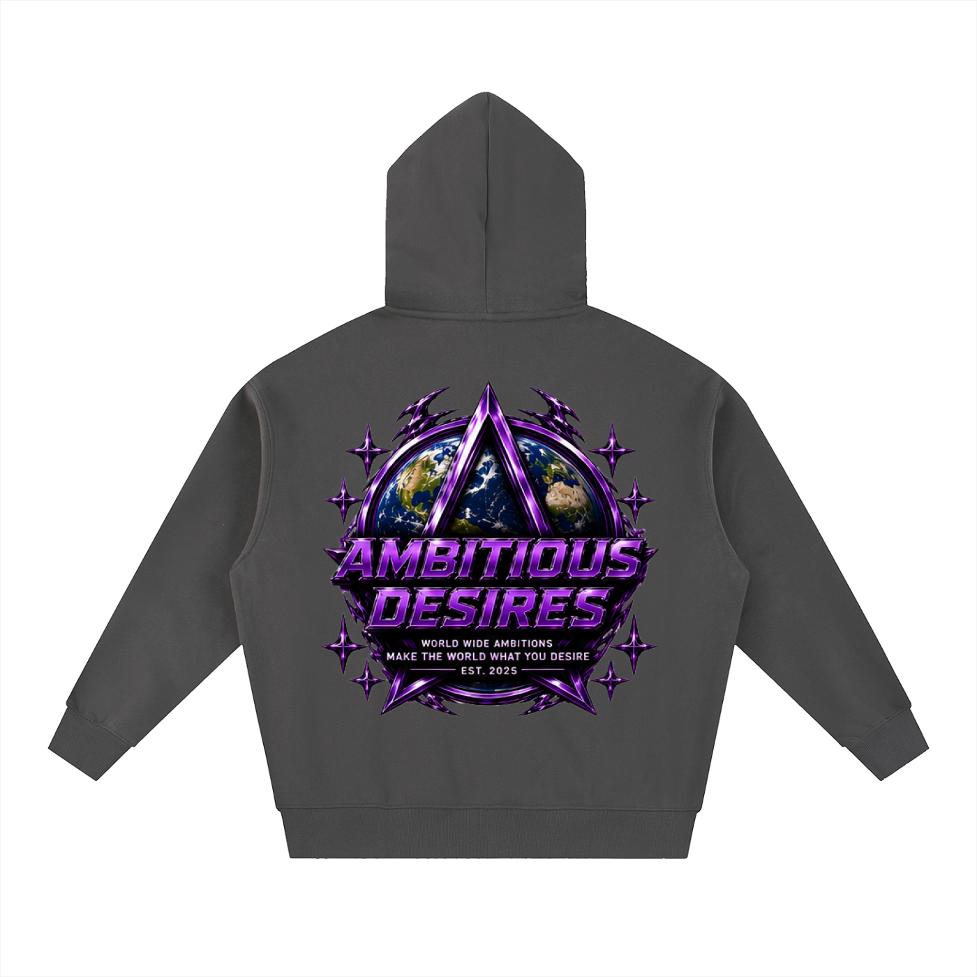 Worldwide Ambition Oversized Fleece Boxy Hoodie