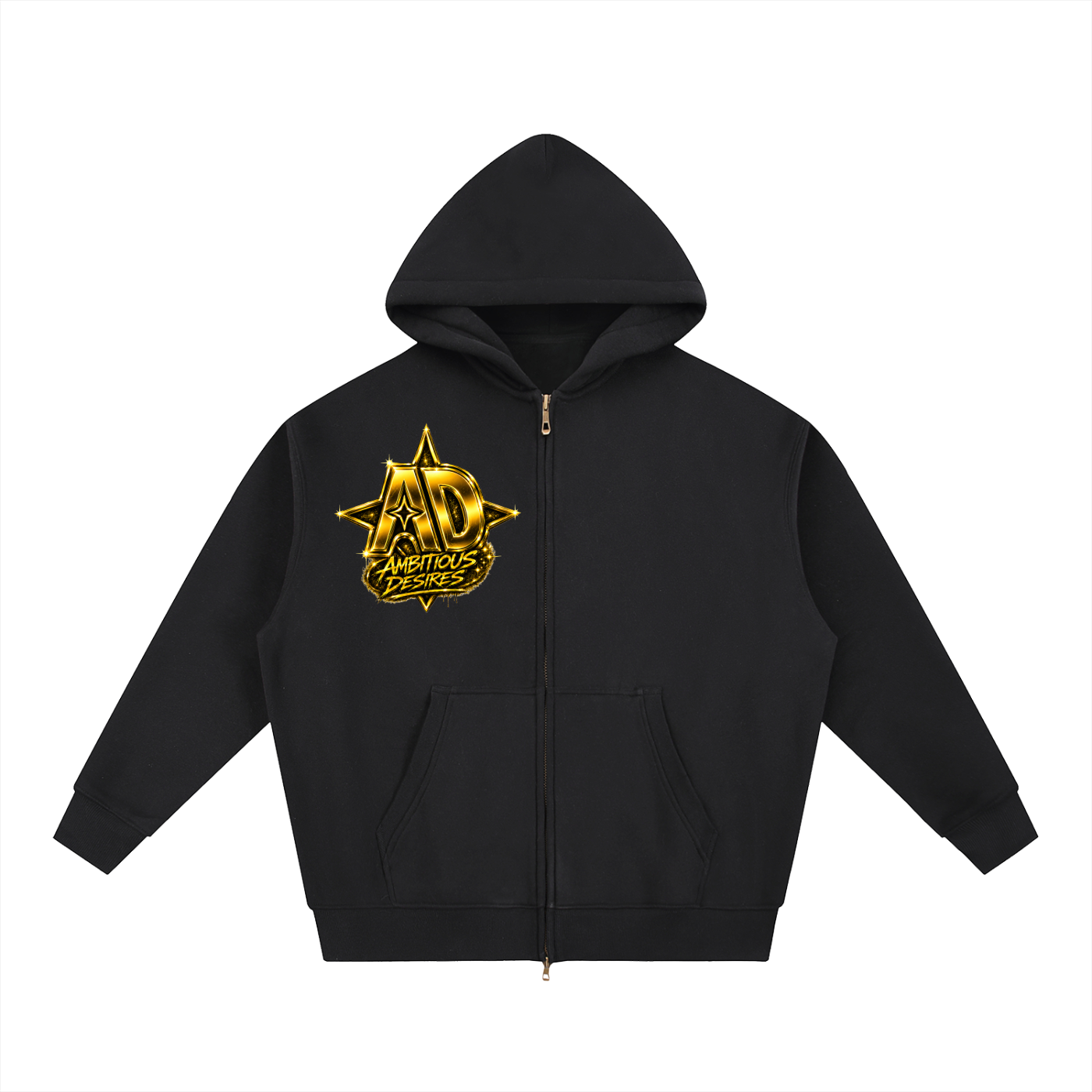 Worldwide Ambition Oversized Fleece Boxy Hoodie