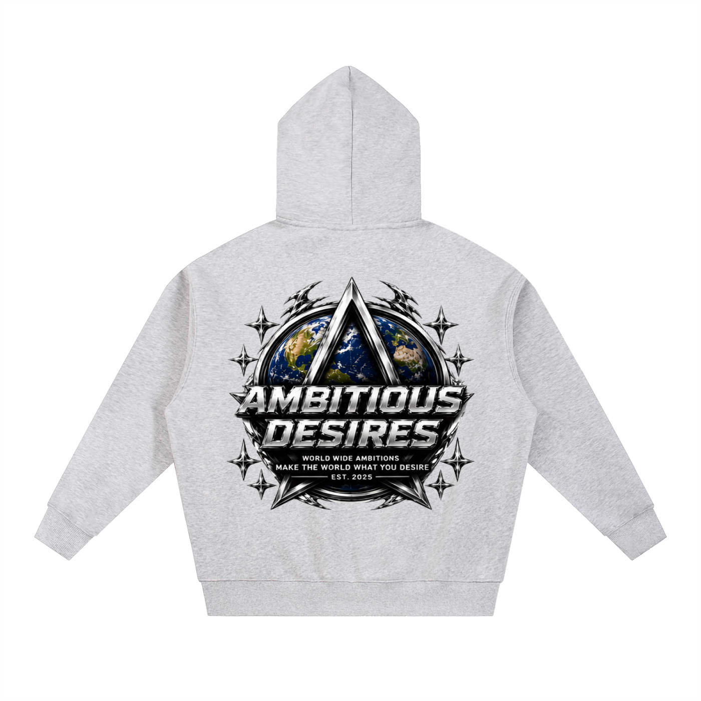 Worldwide Ambition Oversized Fleece Boxy Hoodie
