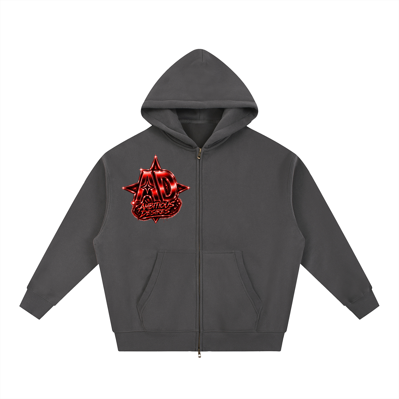 Worldwide Ambition Oversized Fleece Boxy Hoodie
