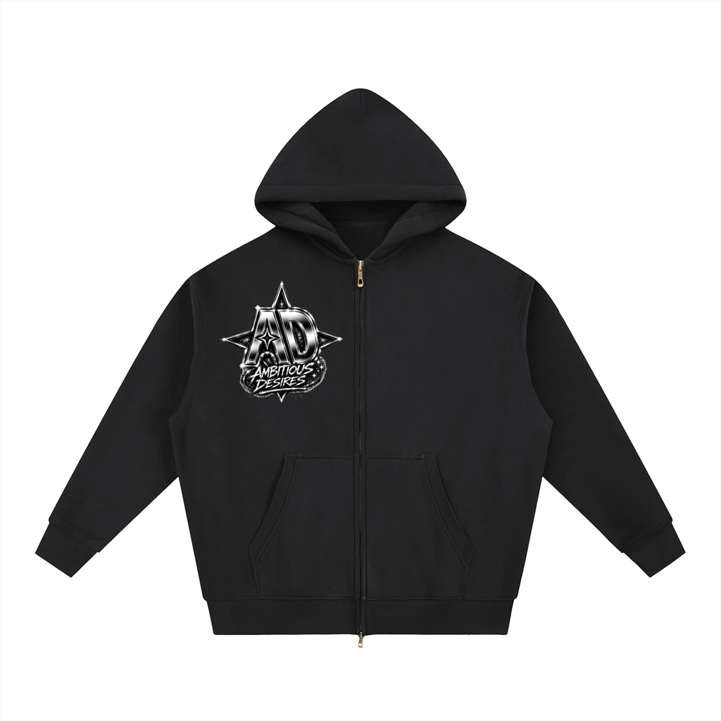 Worldwide Ambition Oversized Fleece Boxy Hoodie