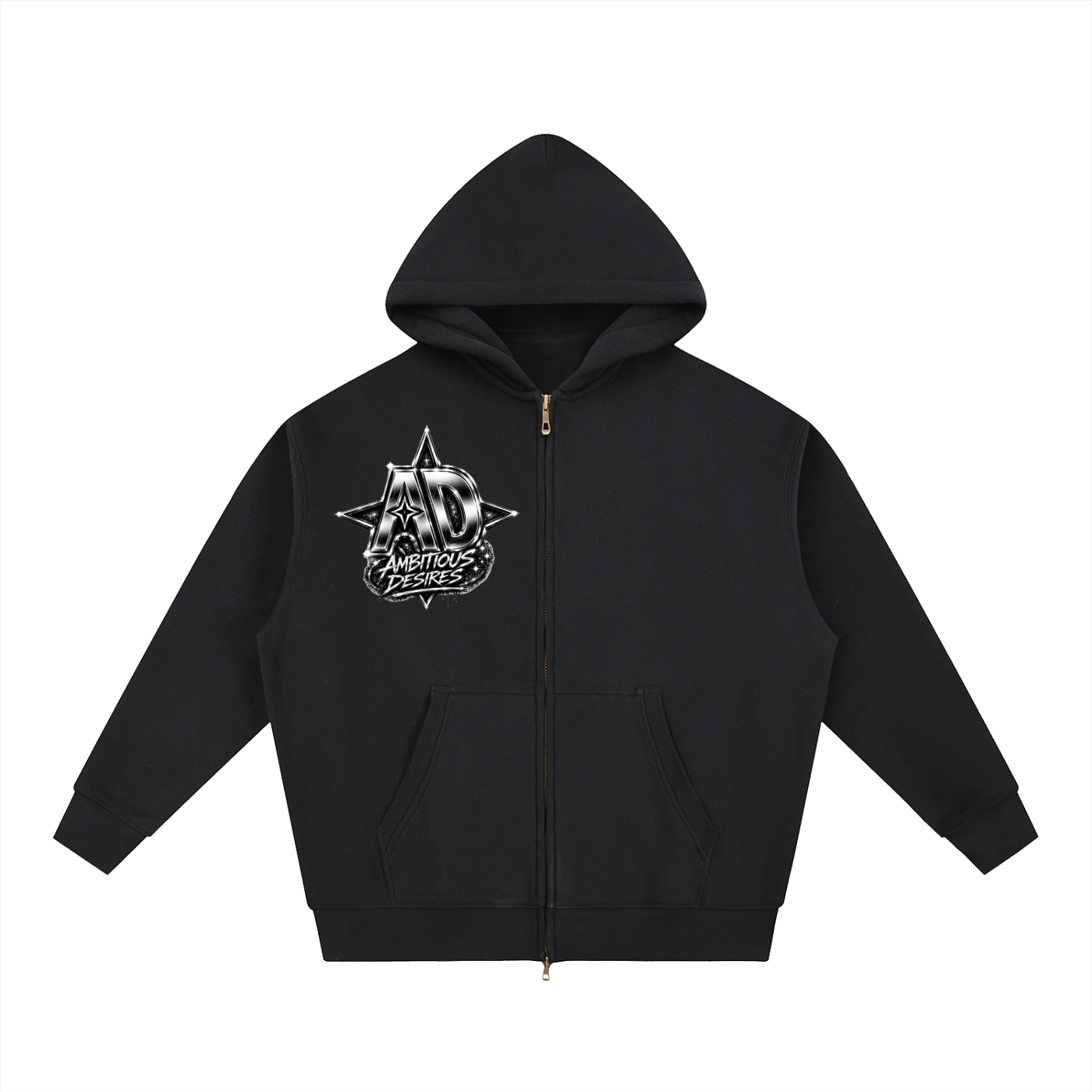 Worldwide Ambition Oversized Fleece Boxy Hoodie