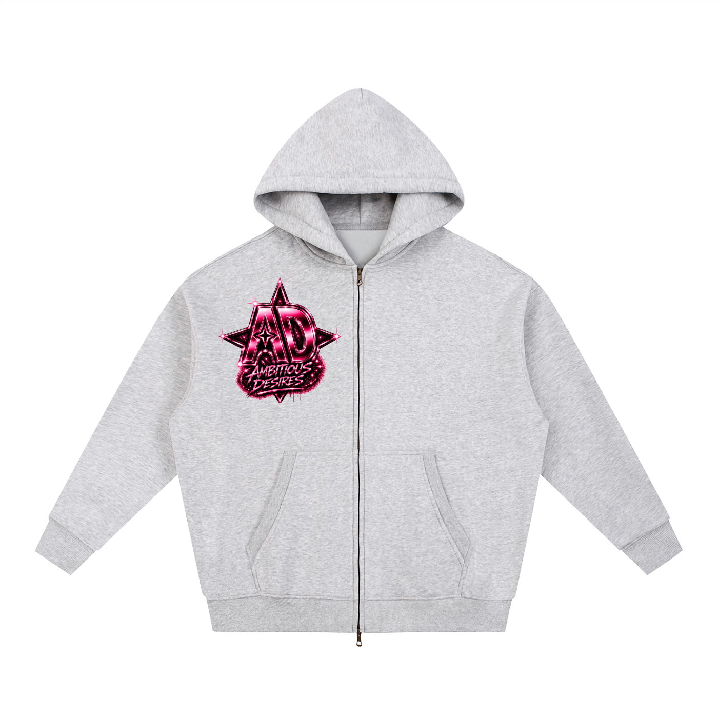 Worldwide Ambition Oversized Fleece Boxy Hoodie