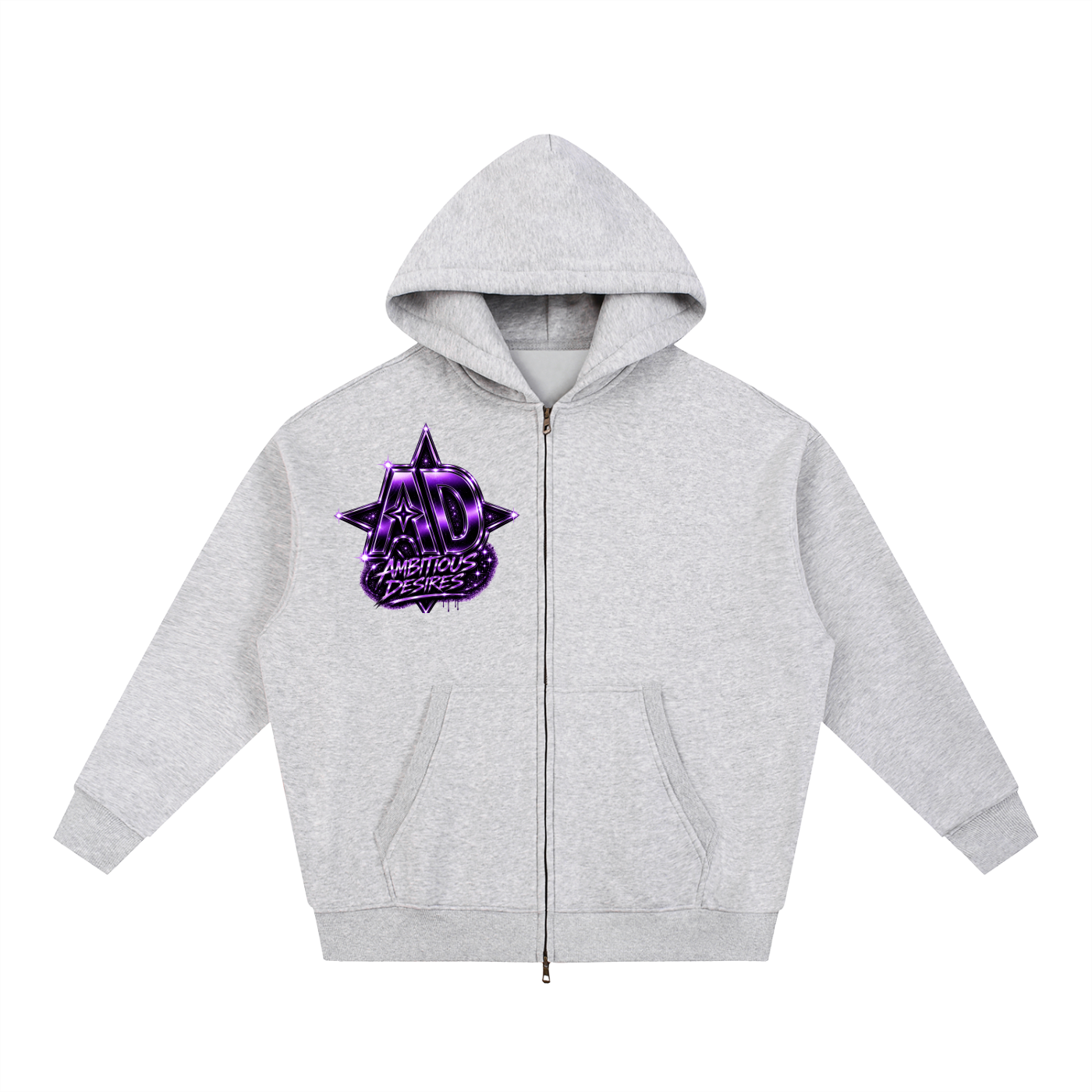 Worldwide Ambition Oversized Fleece Boxy Hoodie