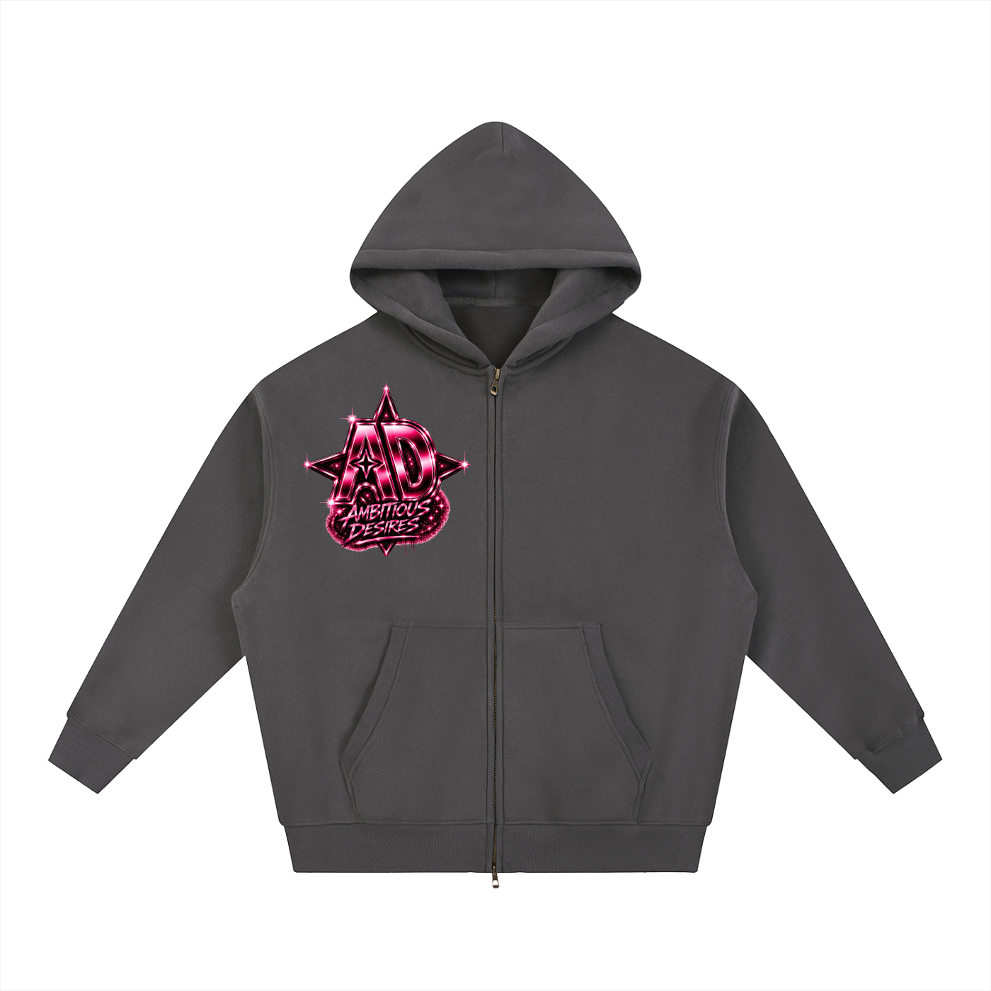 Worldwide Ambition Oversized Fleece Boxy Hoodie