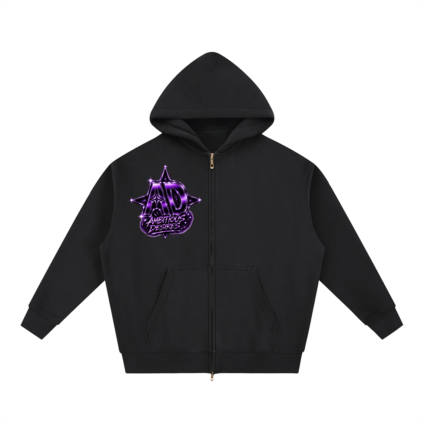 Worldwide Ambition Oversized Fleece Boxy Hoodie