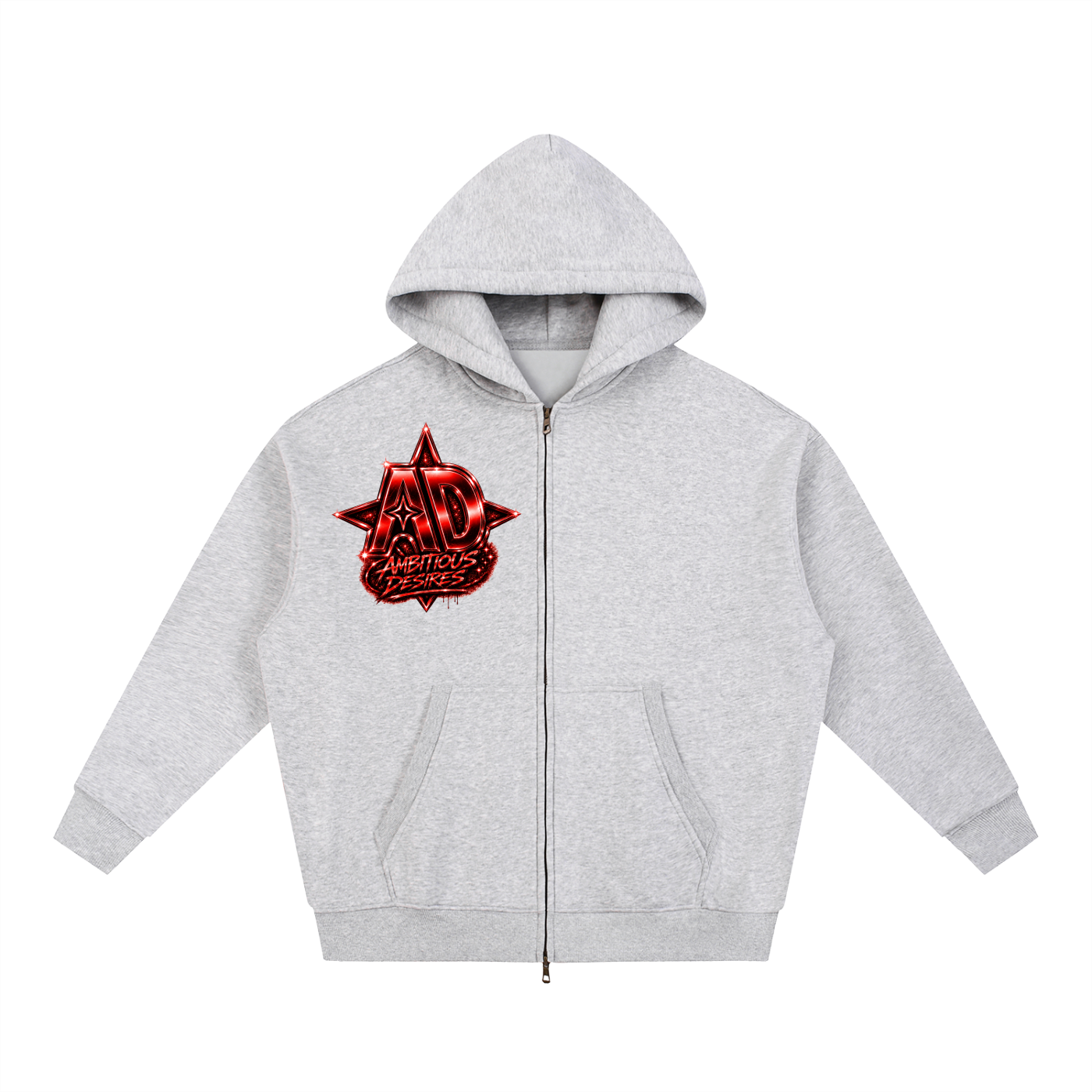 Worldwide Ambition Oversized Fleece Boxy Hoodie