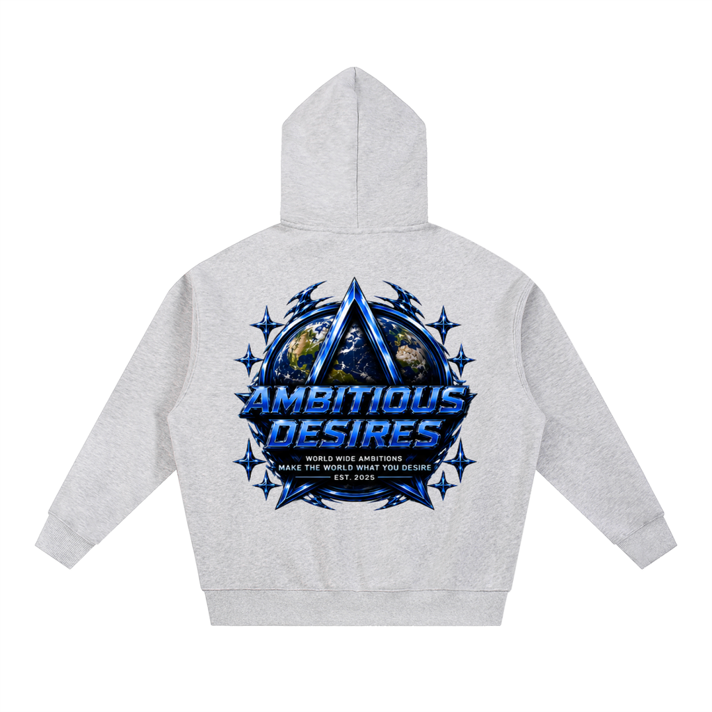 Worldwide Ambition Oversized Fleece Boxy Hoodie