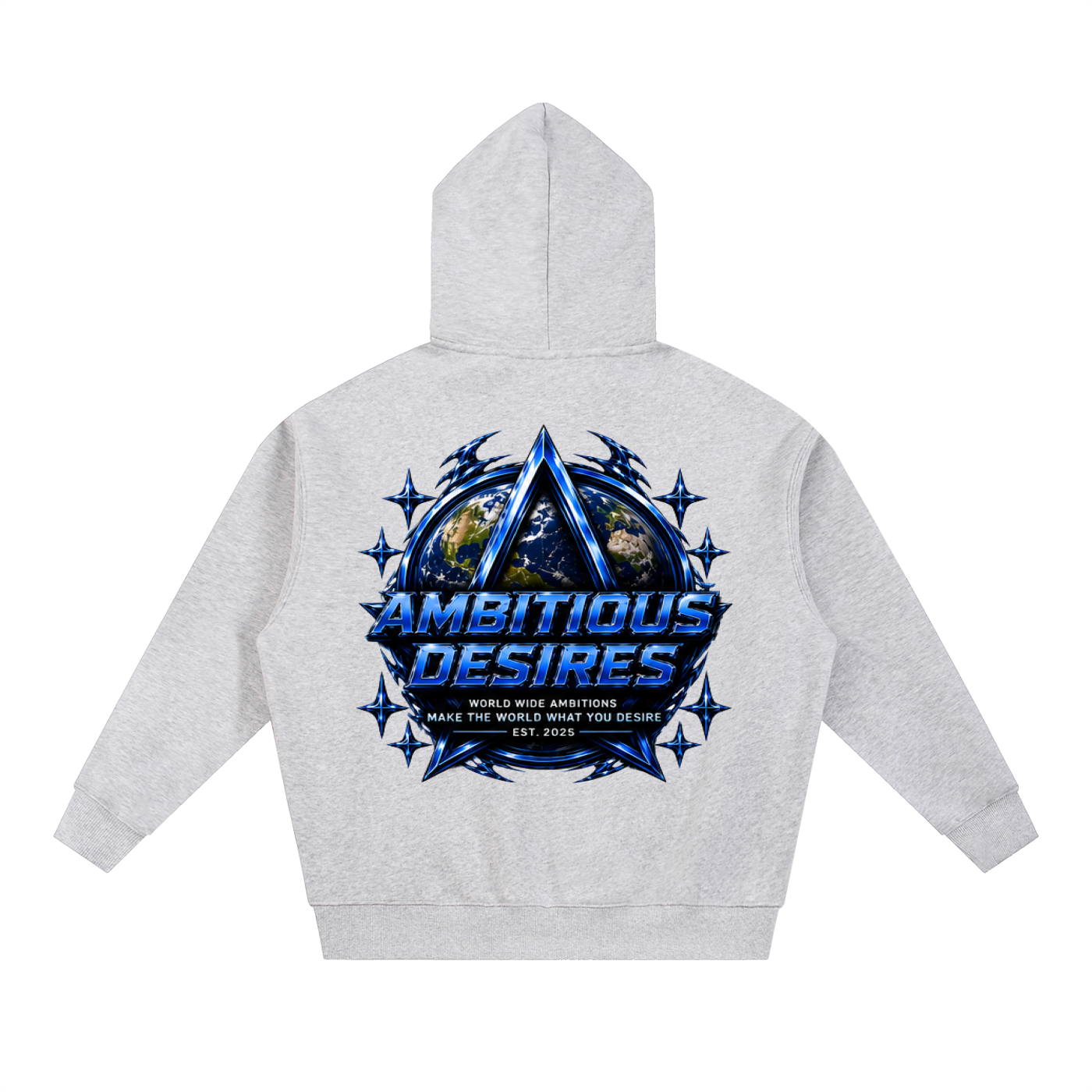 Worldwide Ambition Oversized Fleece Boxy Hoodie