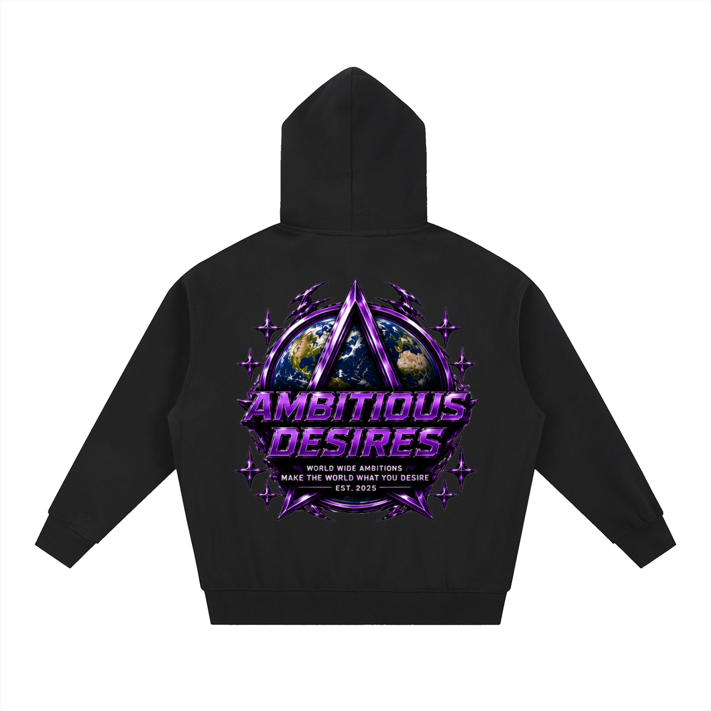 Worldwide Ambition Oversized Fleece Boxy Hoodie