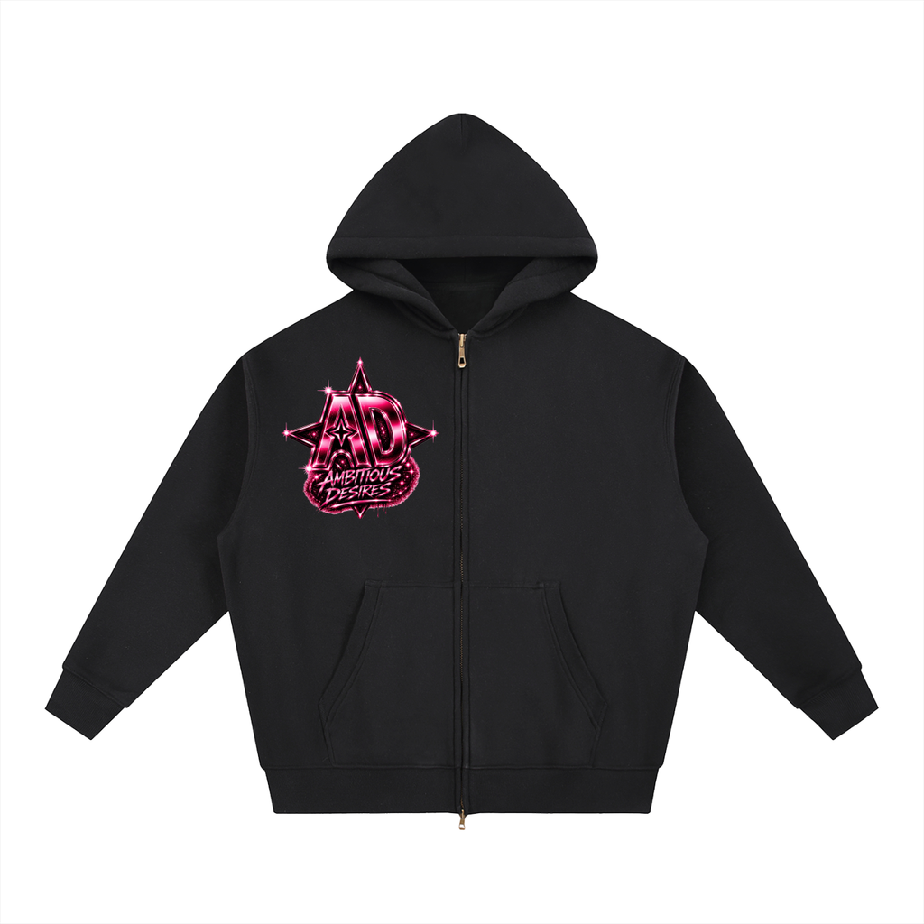 Worldwide Ambition Oversized Fleece Boxy Hoodie