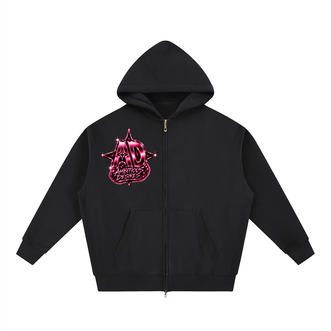 Worldwide Ambition Oversized Fleece Boxy Hoodie