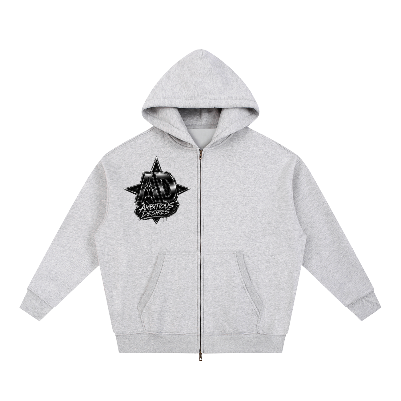 Worldwide Ambition Oversized Fleece Boxy Hoodie